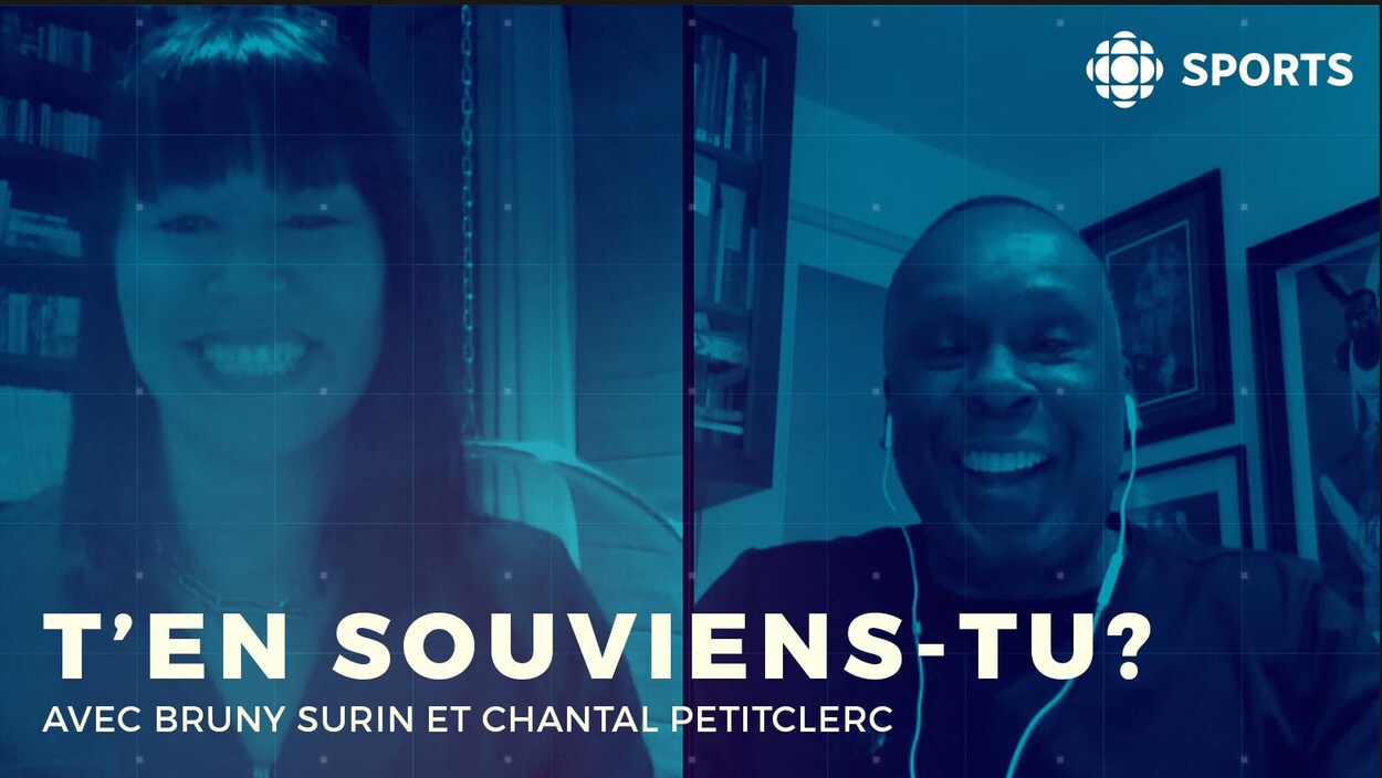 Chantal Petitclerc et Bruny Surin