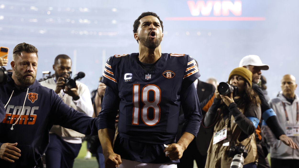 Caleb Williams guide les Bears à la victoire contre les Patriots