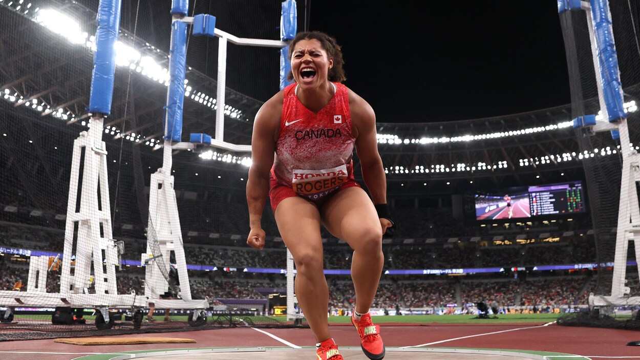 Camryn Rogers reste championne du monde au lancer du marteau