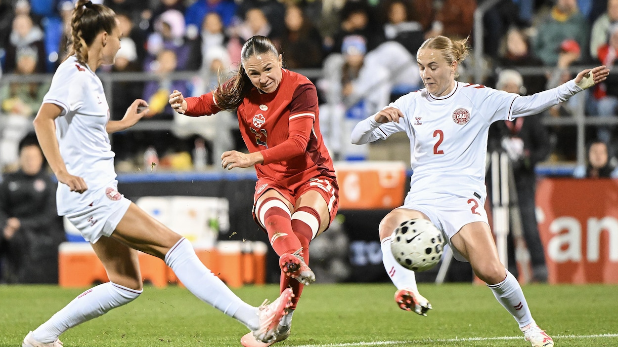 Les Canadiennes soutirent un verdict nul aux Danoises
