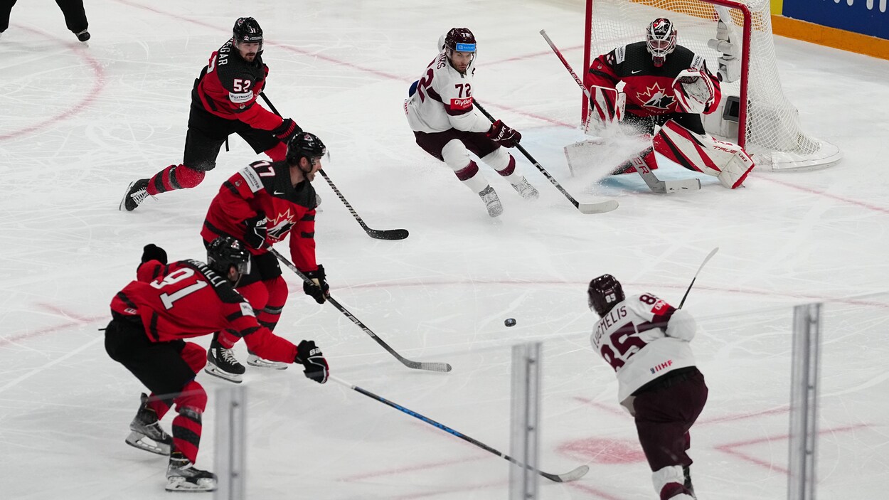 Mondial de hockey Canada c. Lettonie Info RadioCanada