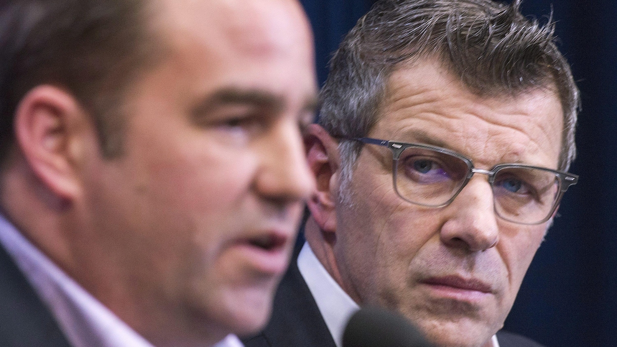 Geoff Molson et Marc Bergevin Geoff Molson et Marc Bergevin