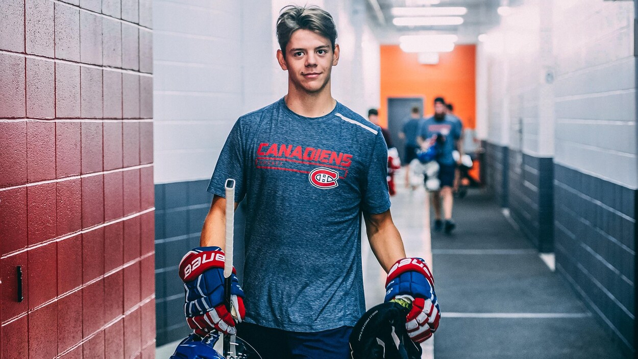 Jesperi Kotkaniemi pendant la journée des tests physiques, en septembre 2018, au complexe d'entraînement de Brossard. Jesperi Kotkaniemi pendant la journée des tests physiques, en septembre 2018, au complexe d'entraînement de Brossard.