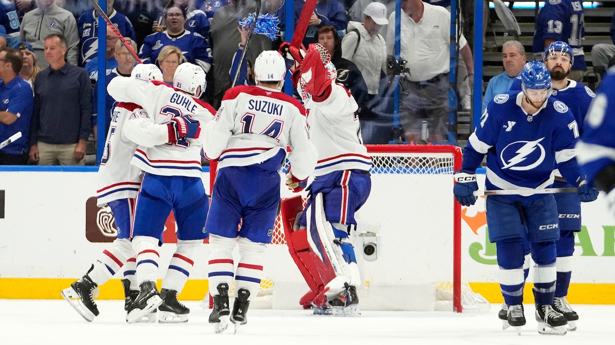 Le Canadien gagne le match ultime contre le Lightning et accède au 2e tour