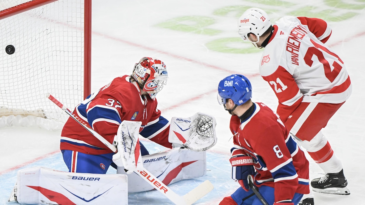 Les Red Wings freinent l’élan du Canadien