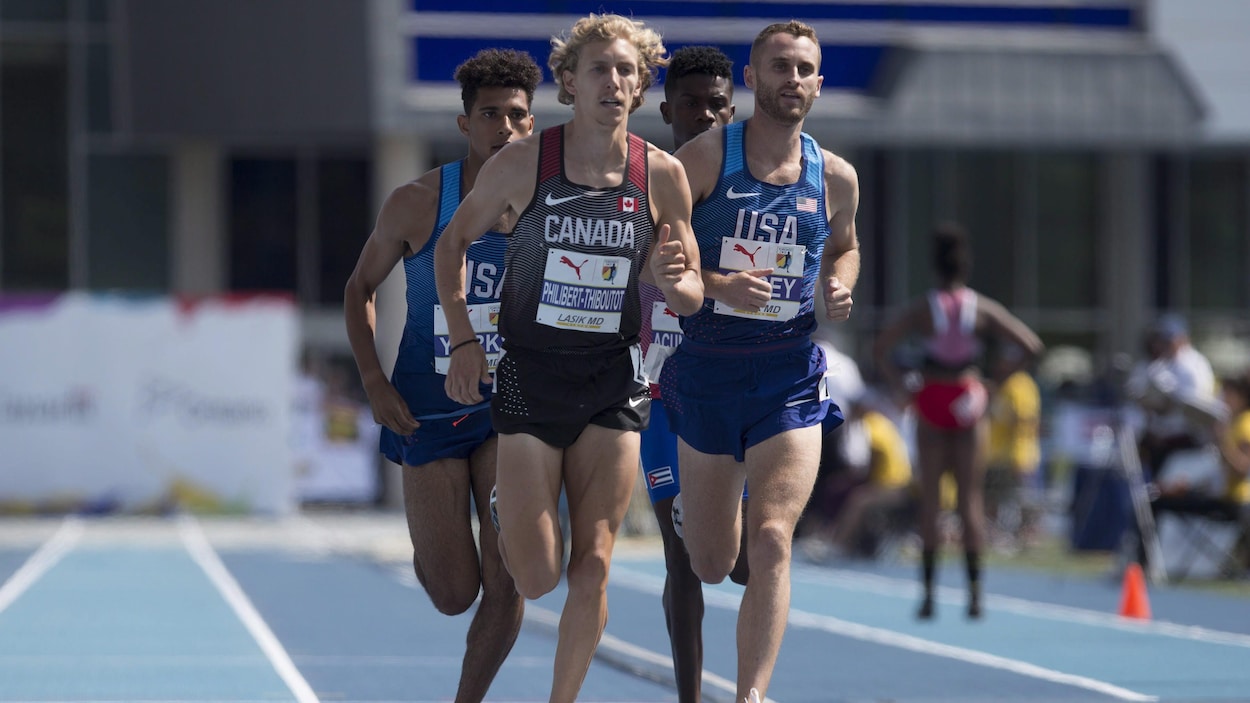 Charles Philibert-Thiboutot au 1500 m des Championnats NACAC