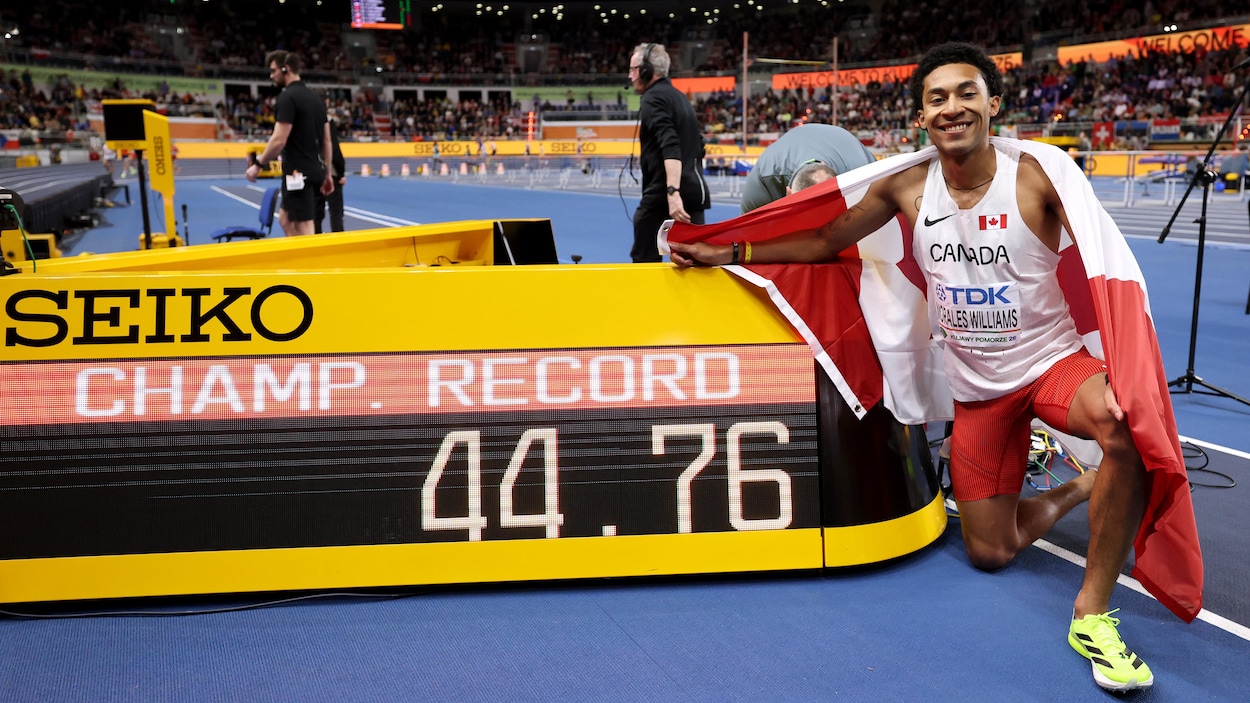 Le Canadien Christopher Morales Williams champion du monde en salle