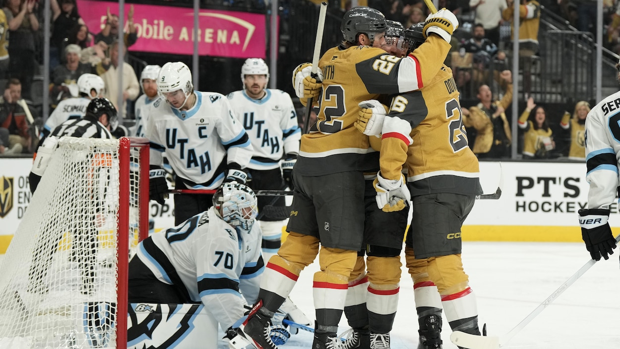 Les Golden Knights remportent le 1er match 4-2 face au Mammoth