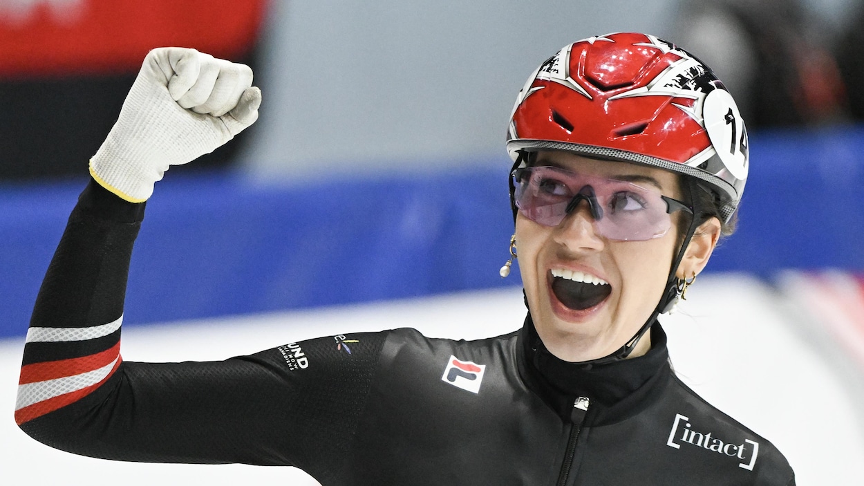 Courtney Sarault inspire les jeunes patineurs de vitesse au Nouveau-Brunswick