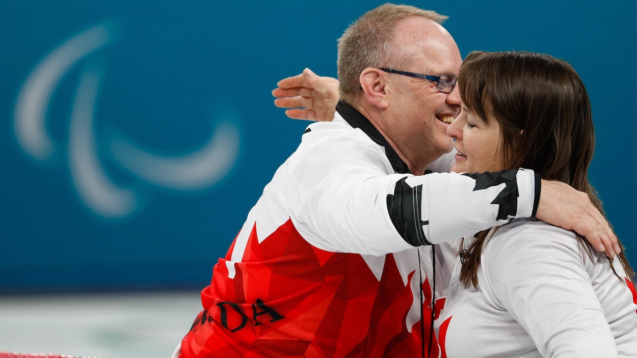 Victoire du Canada face à la Suède au tour préliminaire de curling en fauteuil roulant à Pyeongchang