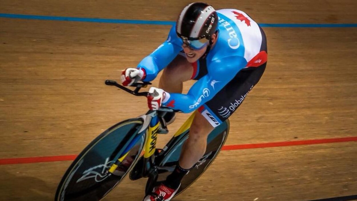 Joël Archambault en action sur une piste au Brésil