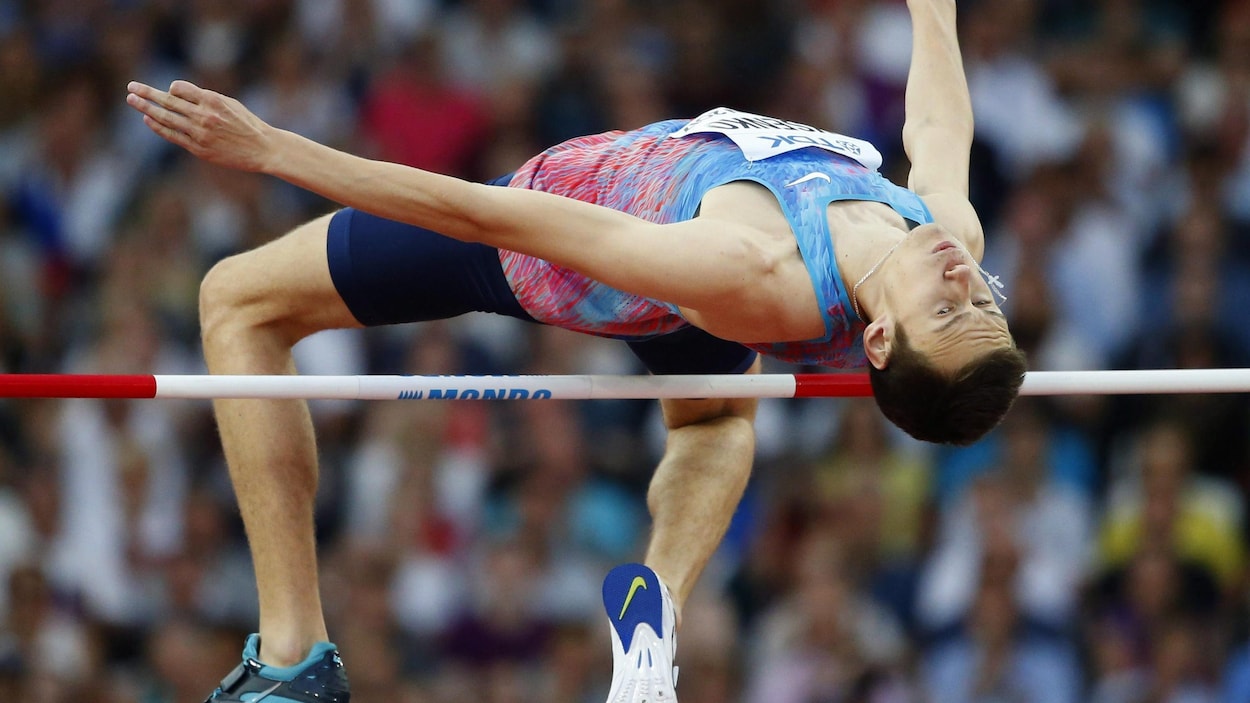 Danil Lysenko, vice-champion du monde de saut en hauteur