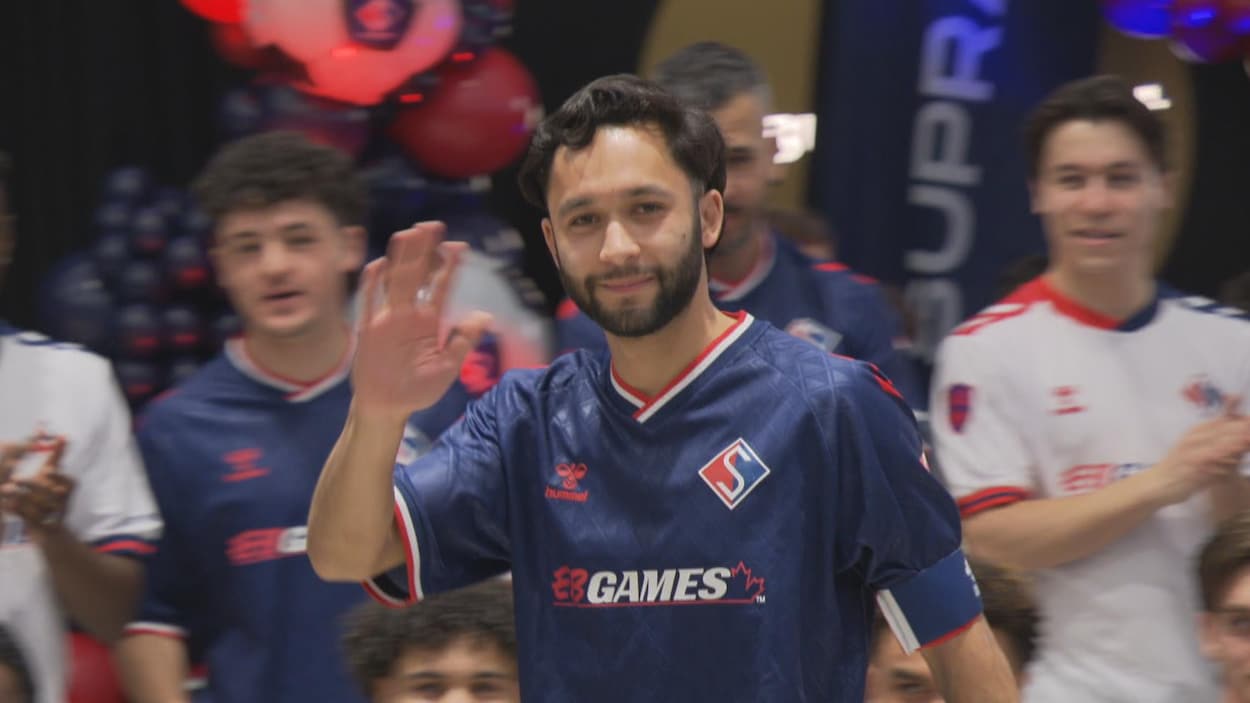 David Choinière, premier capitaine du FC Supra du Québec