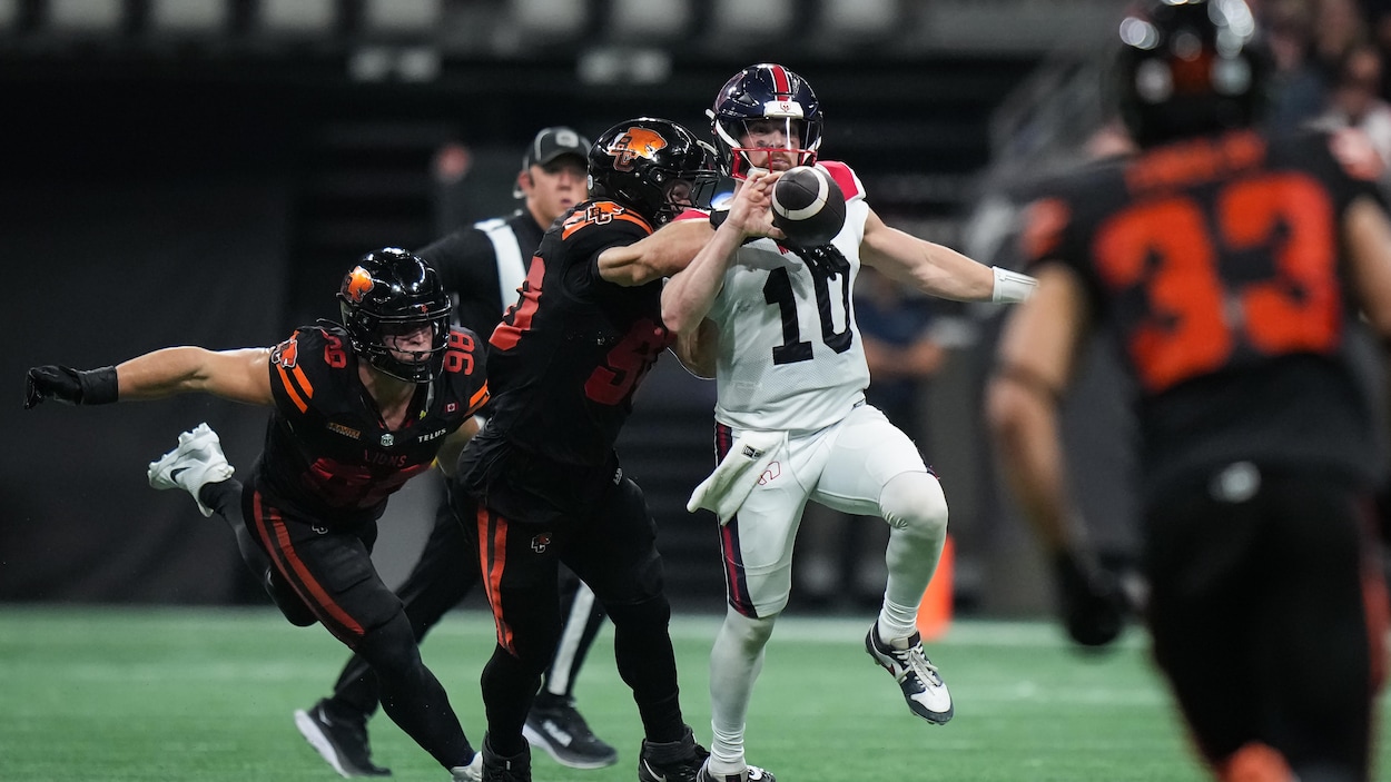 Les Alouettes subissent une autre défaite face aux Lions à Vancouver