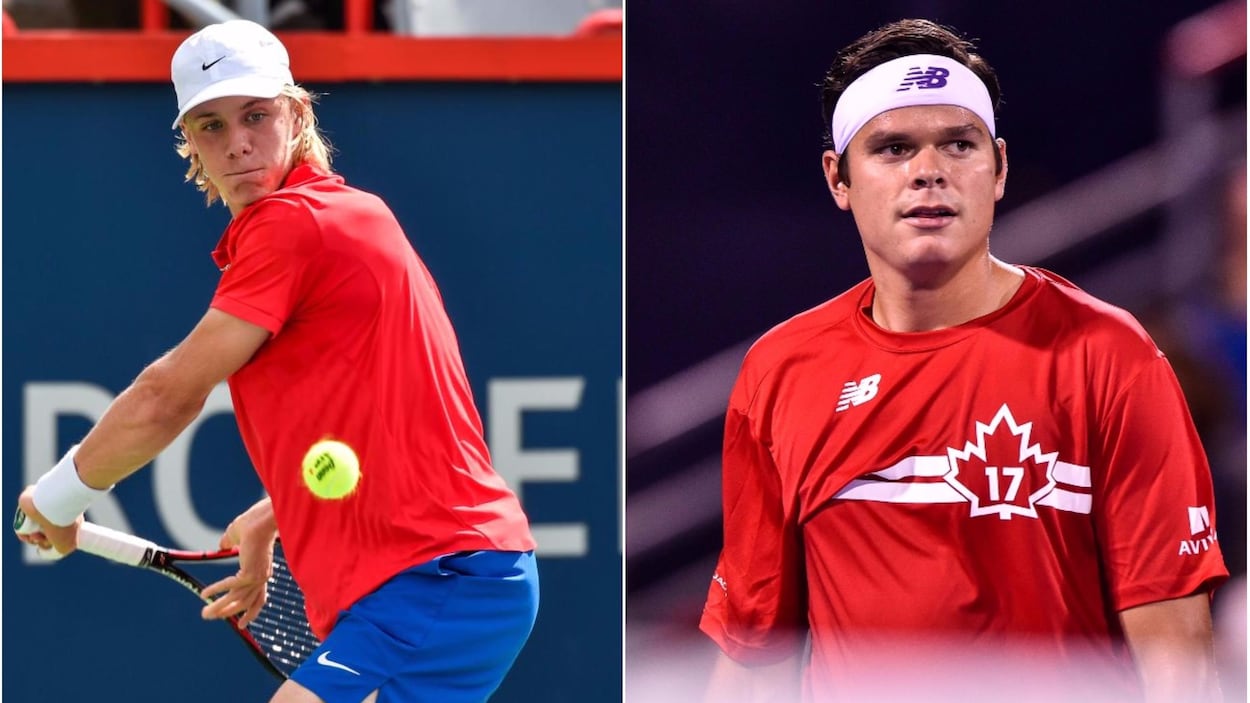Auger-Aliassime et Shapovalov plient bagage en double — Coupe Rogers Auger-Aliassime et Shapovalov plient bagage en double — Coupe Rogers