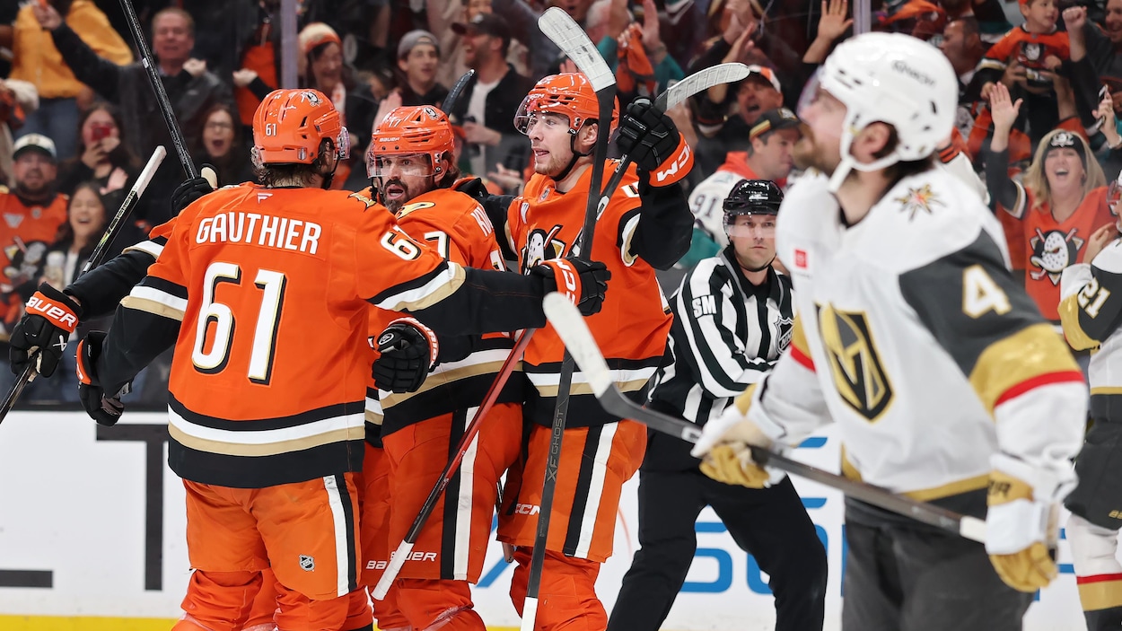 Les Ducks égalisent leur série contre les Golden Knights