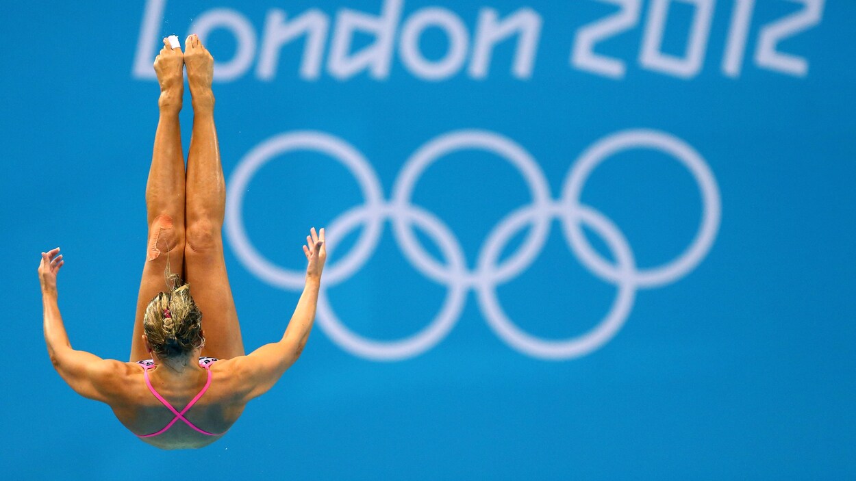 Émilie Heymans aux Jeux olympiques de Londres, en 2012 Émilie Heymans aux Jeux olympiques de Londres, en 2012