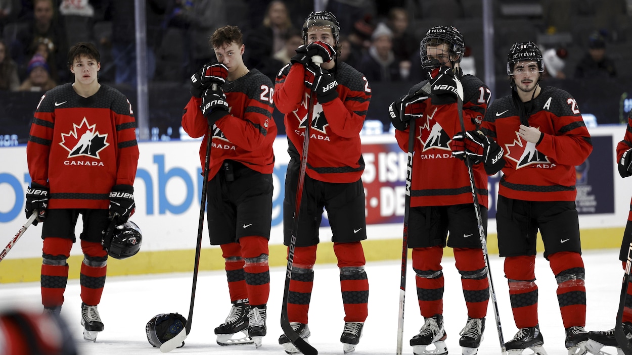 Le Canada surpris par la Tchéquie en quarts de finale du mondial junior