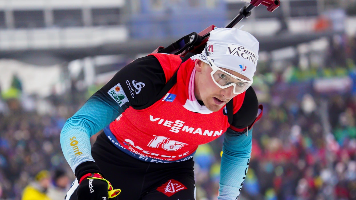 Fabien Claude lors d'une épreuve de Coupe du monde