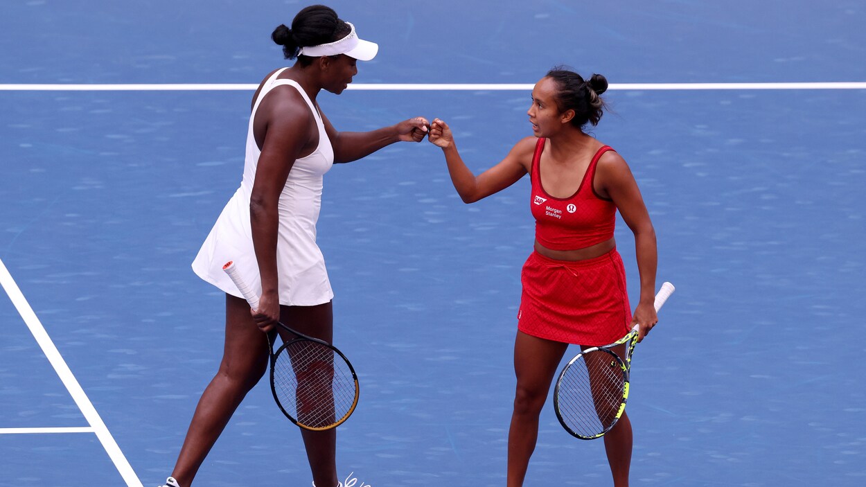 Fernandez et Williams gagnent leur premier match en double à New York