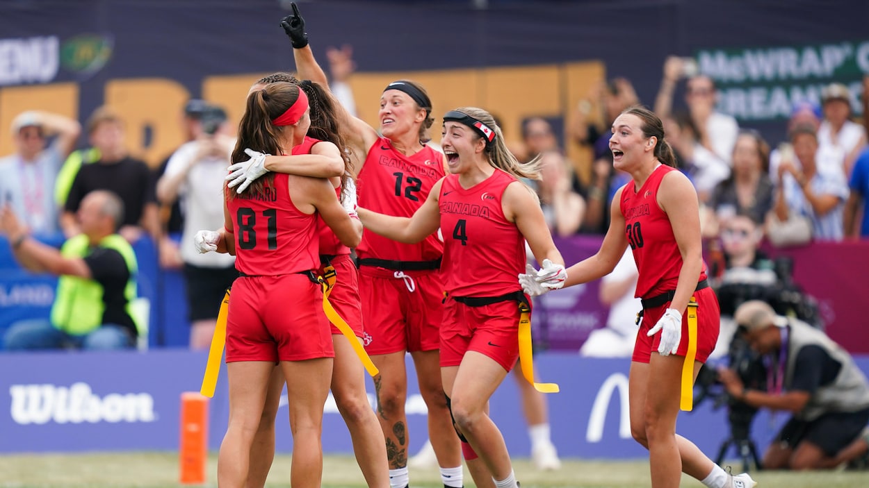 Les Canadiennes sont championnes du monde de flag football
