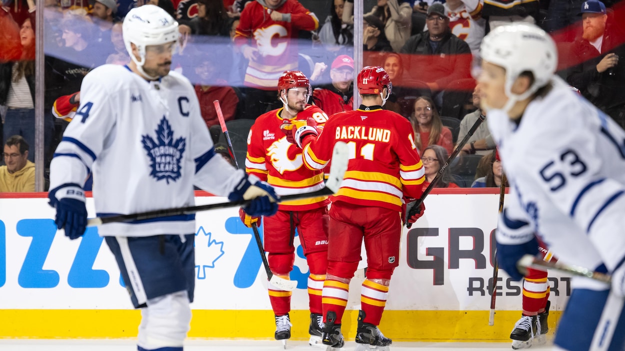 Les Flames s’imposent face aux Maple Leafs