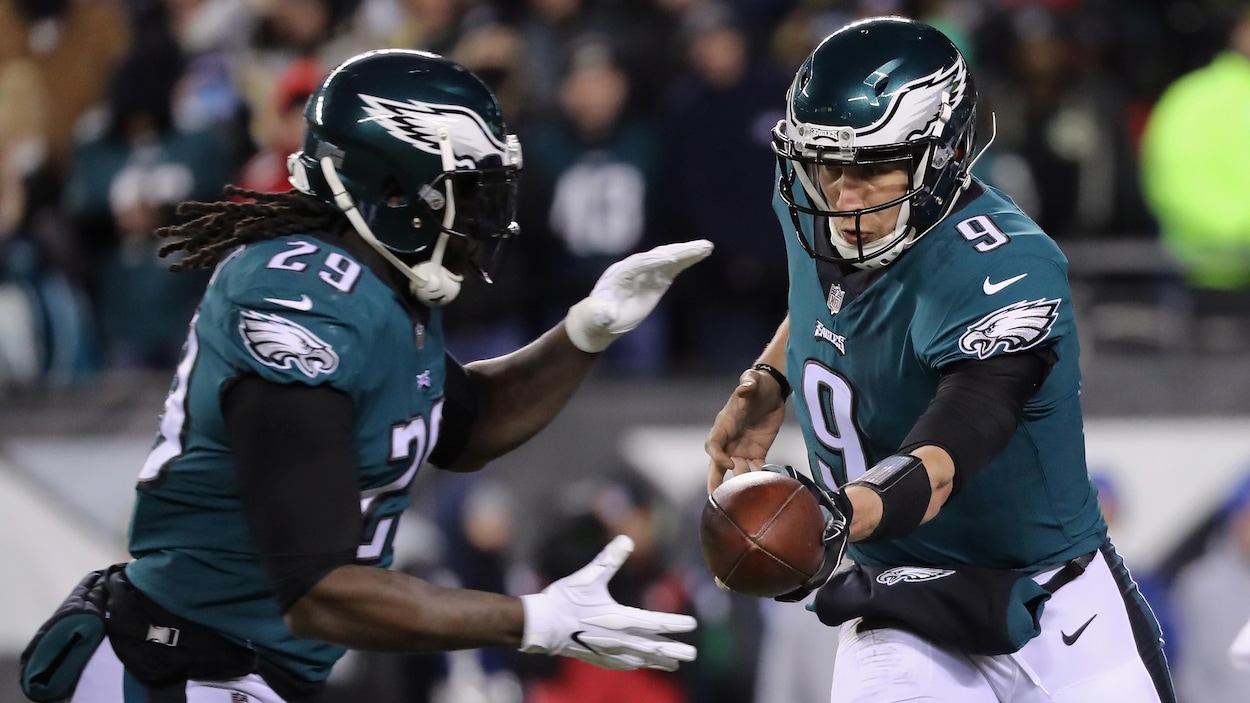 LeGarrette Blount et Nick Foles LeGarrette Blount et Nick Foles