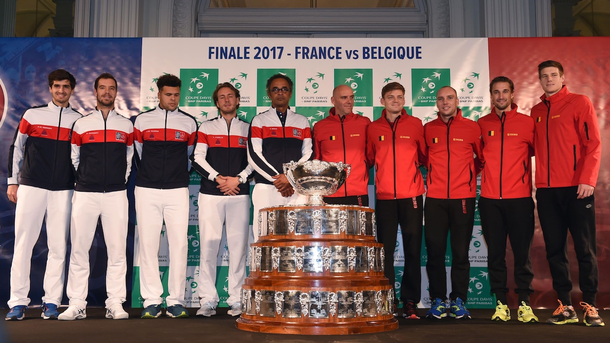 Les deux équipes qui s'affronteront en finale de la Coupe Davis 2017. Les deux équipes qui s'affronteront en finale de la Coupe Davis 2017.
