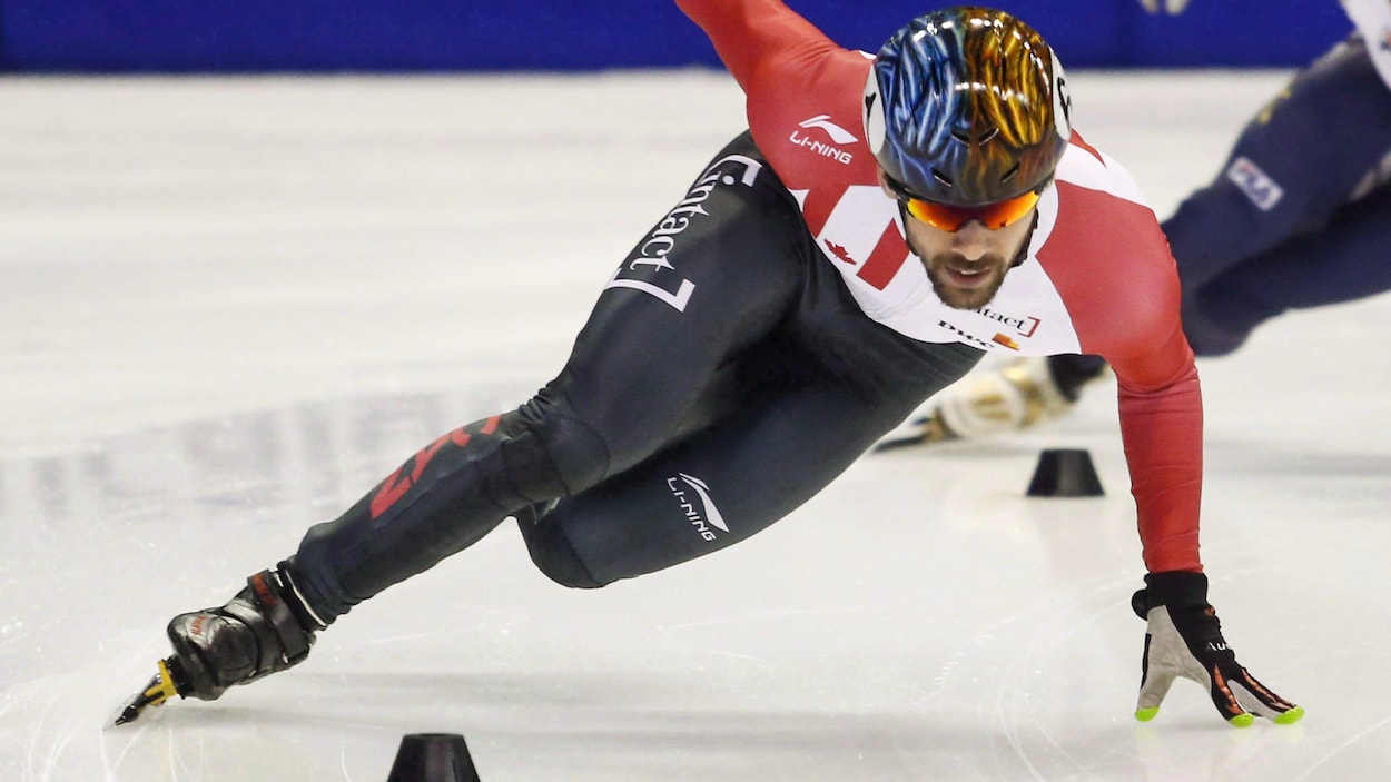 Francois Hamelin en action à la Coupe du monde de Calgary, en 2016.