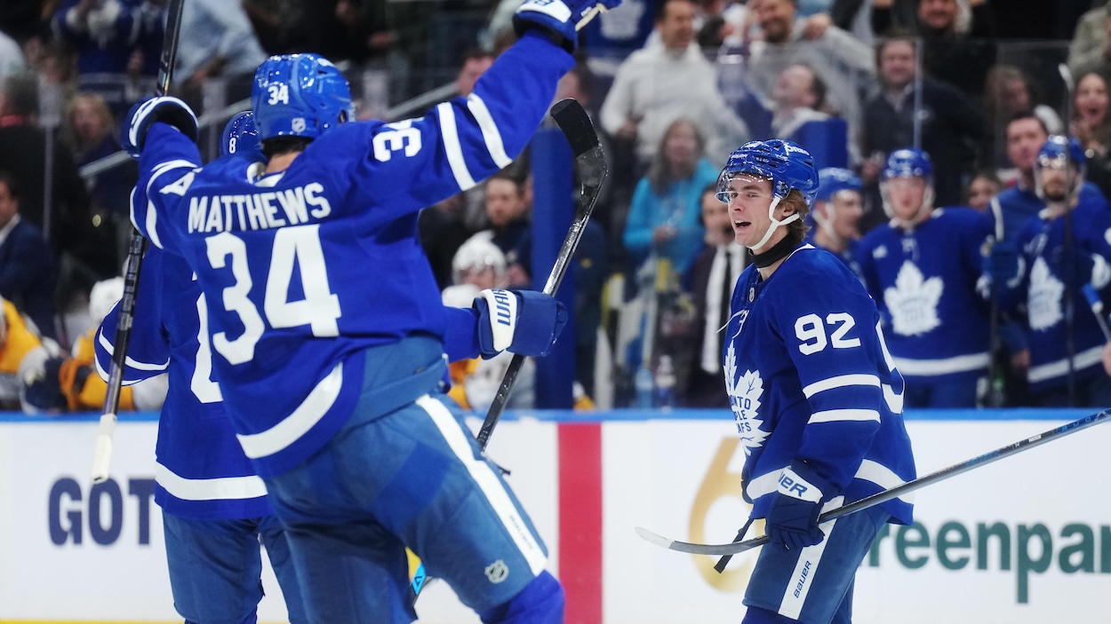 Gavin McKenna marque son premier but dans une victoire des Maple Leafs
