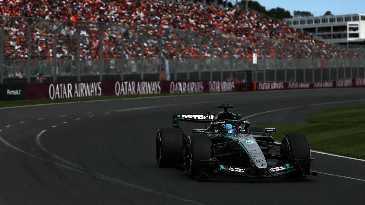George Russell s’impose en Australie, doublé de Mercedes
