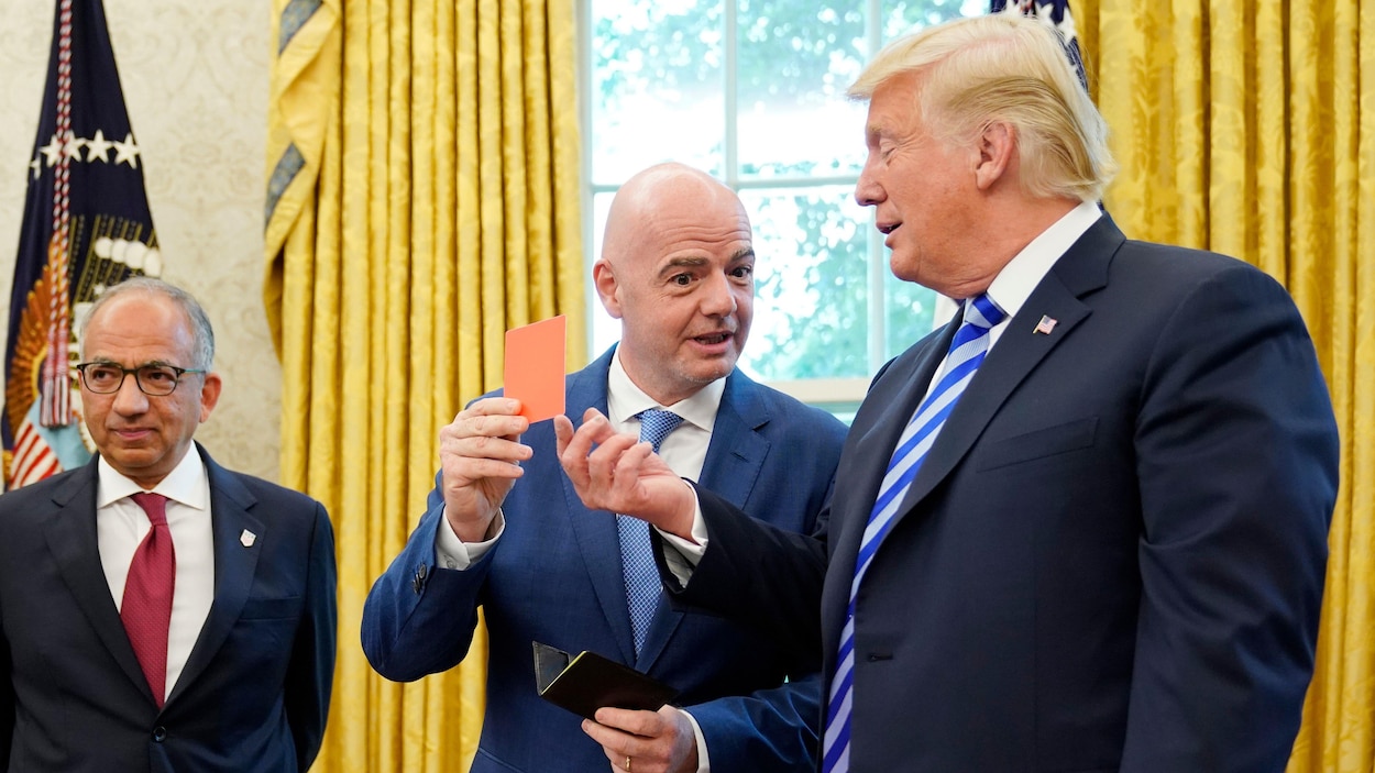 Pression de Trump sur la FIFA pour annuler un carton rouge