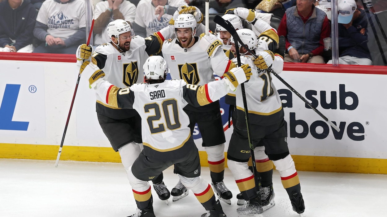 Les Golden Knights amorcent la finale de l’Ouest en battant l’Avalanche