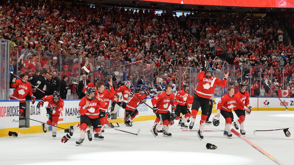 Le Canada domine les États-Unis et remporte la Coupe Hlinka-Gretzky