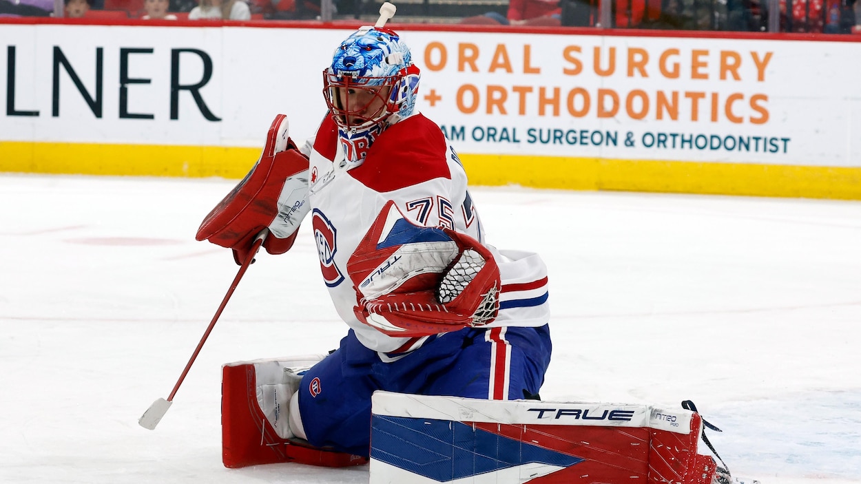 Jakub Dobes est la 1re étoile de la semaine dans la LNH