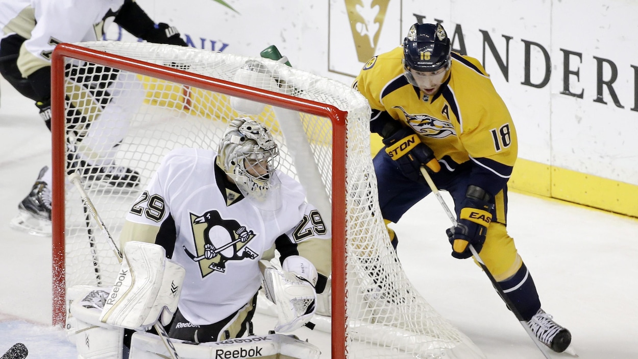 Le gardien des Penguins de Pittsburgh Marc-André Fleury et l'attaquant des Predators de Nashville James Neal pourraient prendre le chemin de Las Vegas au repêchage d'expansion Le gardien des Penguins de Pittsburgh Marc-André Fleury et l'attaquant des Predators de Nashville James Neal pourraient prendre le chemin de Las Vegas au repêchage d'expansion