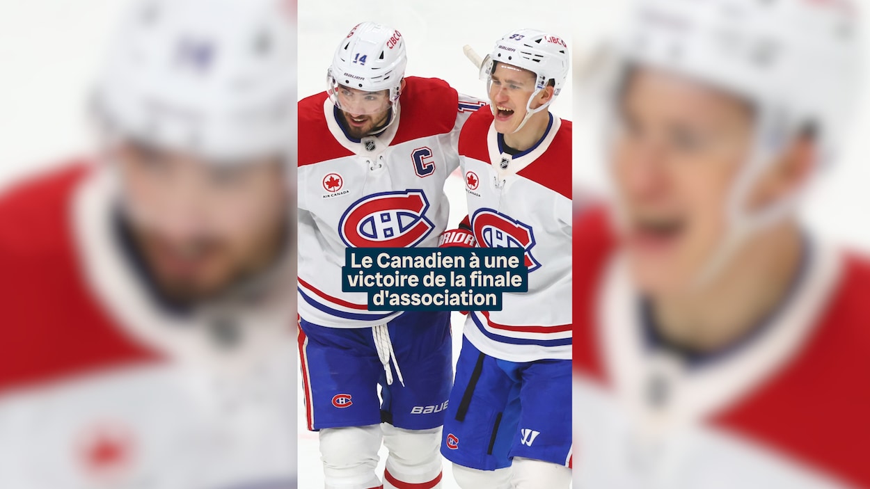Le Canadien est à une victoire de la finale d'association