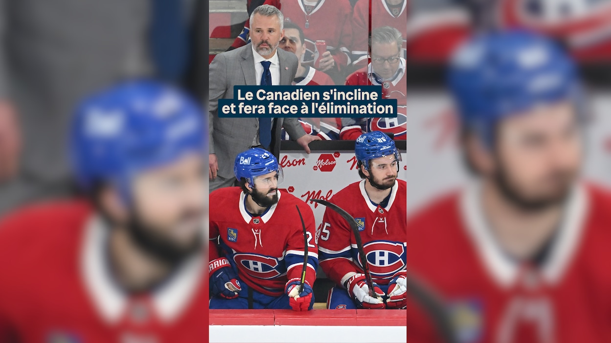 Le Canadien s'incline et fera face à l'élimination
