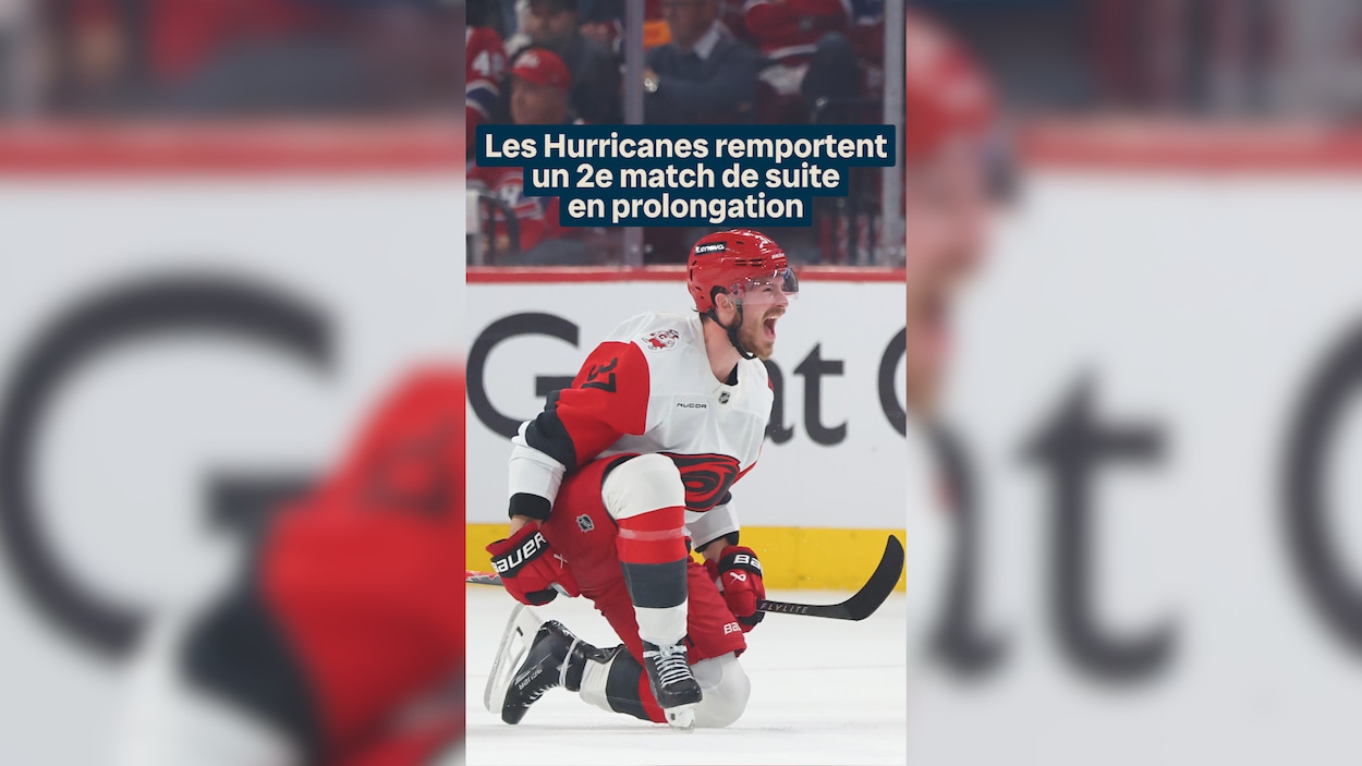Les Hurricanes remportent un 2e match de suite en prolongation