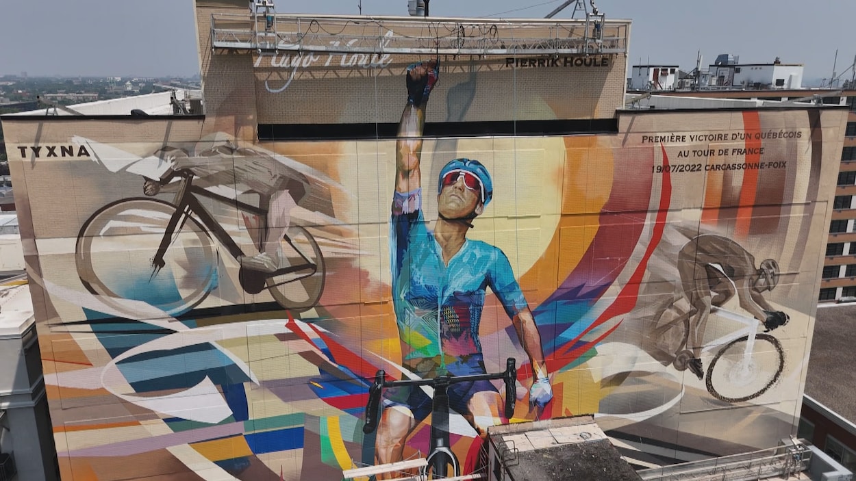 Une fresque tombée du ciel à Montréal