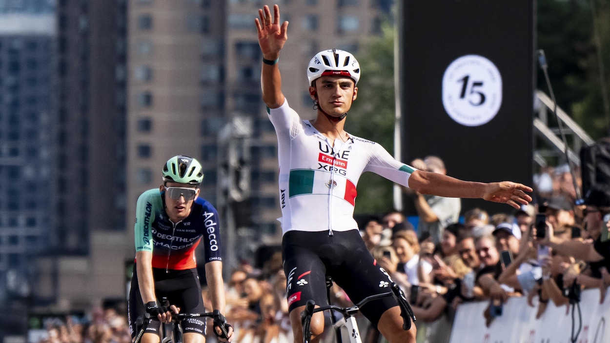Isaac Del Toro triomphe au Grand Prix cycliste de Montréal