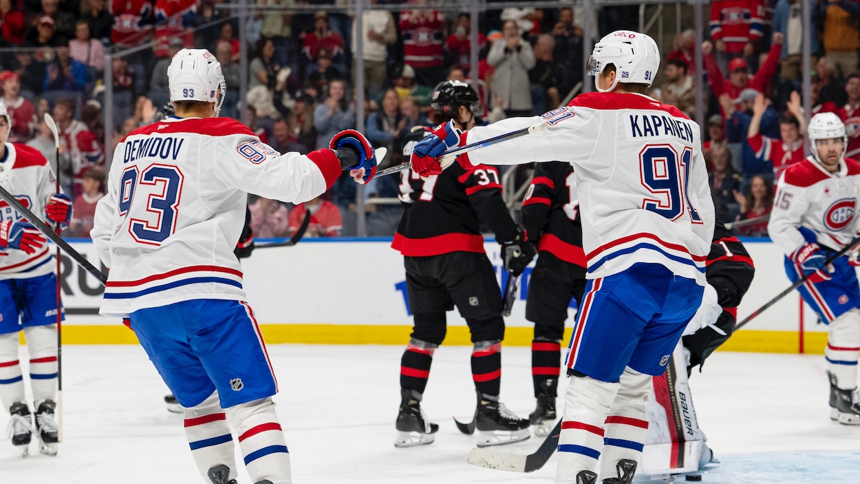 Le Canadien perd encore son avance, Demidov et Newhook sauvent les meubles