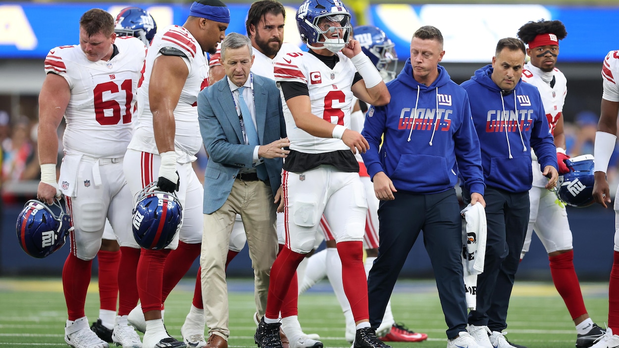 La saison du quart des Giants Jaxson Dart serait terminée