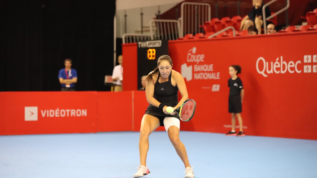 Jessica Pegula en action à la Coupe Banque Nationale Jessica Pegula en action à la Coupe Banque Nationale