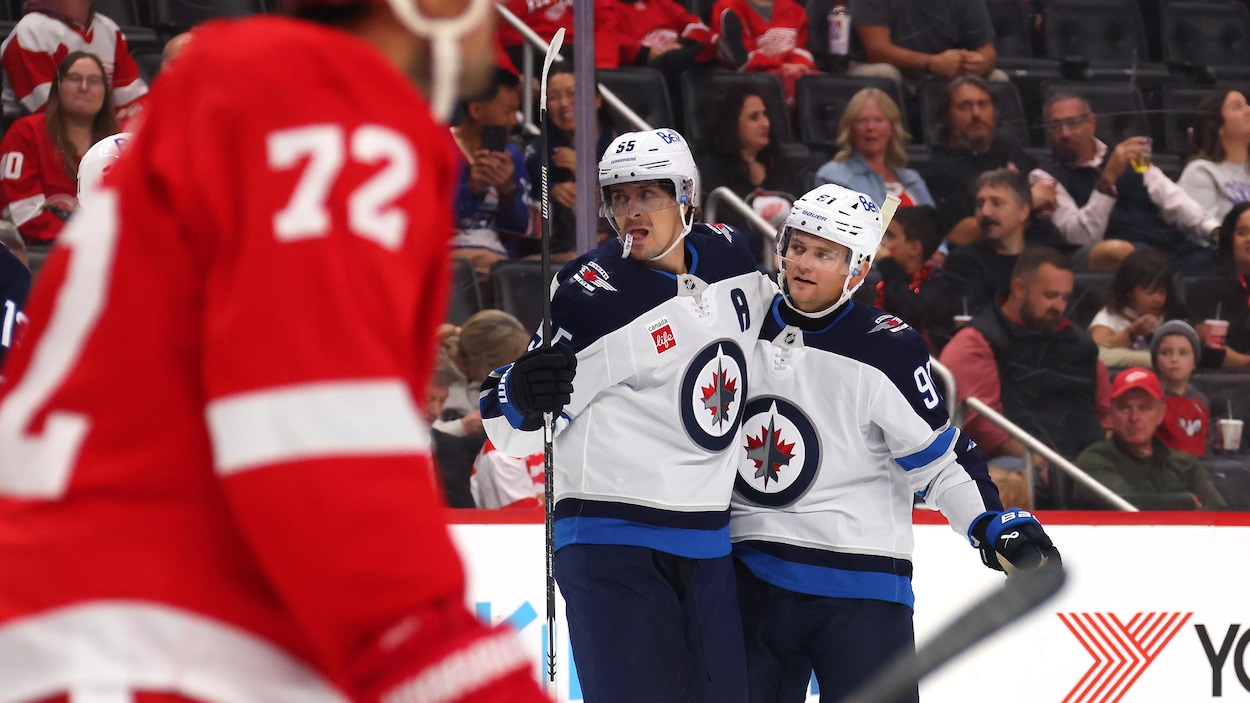 Les Jets frappent en avantage numérique et défont les Red Wings