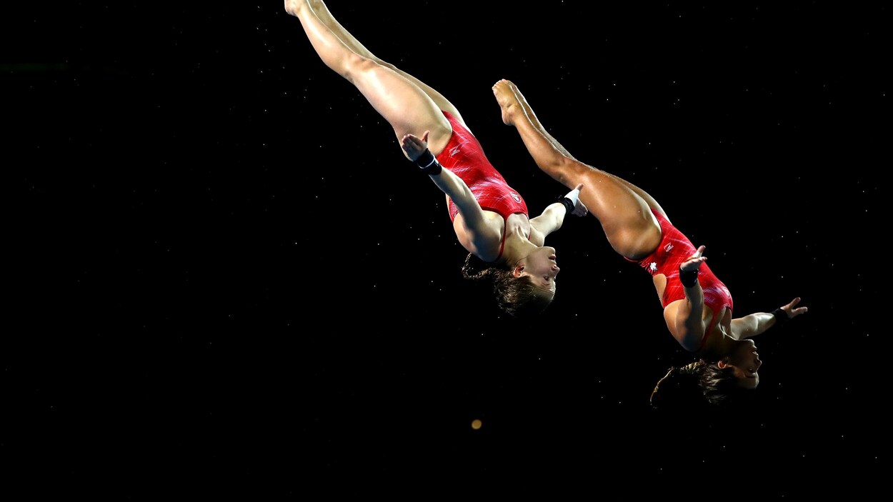 Meaghan Benfeito et Caeli McKay ont montées sur le podium aux Jeux du Commonwealth. Elles ont terminé 2es du 10 m synchronisé.