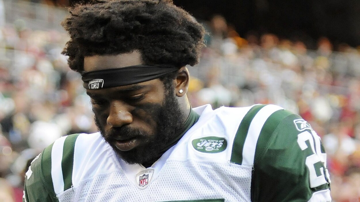 Joe McKnight avec les Jets de New York en 2011 Joe McKnight avec les Jets de New York en 2011