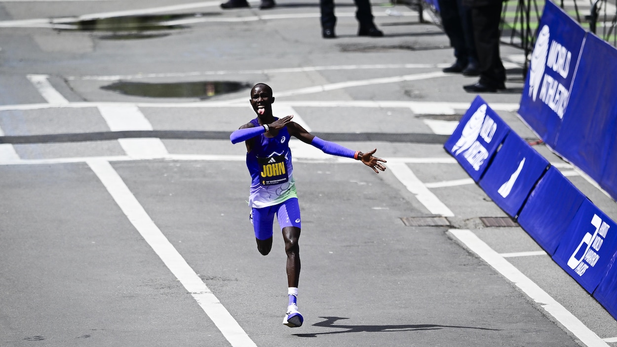 Un record de parcours au marathon de Boston