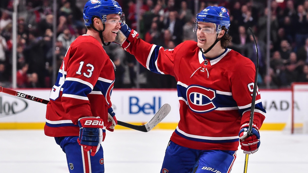 Max Domi et Jonathan Drouin