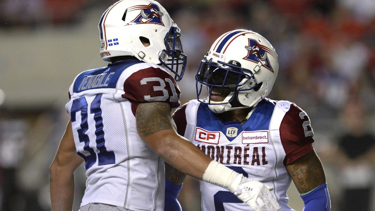 Winston Venable (no 31) et Jovon Johnson (no 2) Winston Venable (no 31) et Jovon Johnson (no 2)